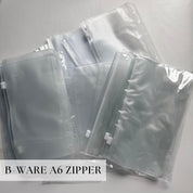 B-Ware A6 Zipper Umschläge (Set mit 6 Stück)