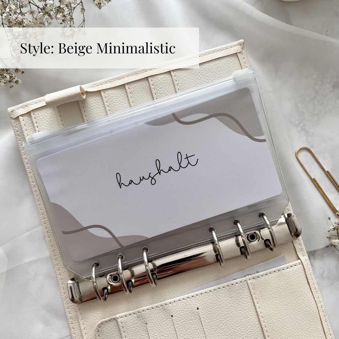 Dashboards für A6 Budget Binder - Print Version