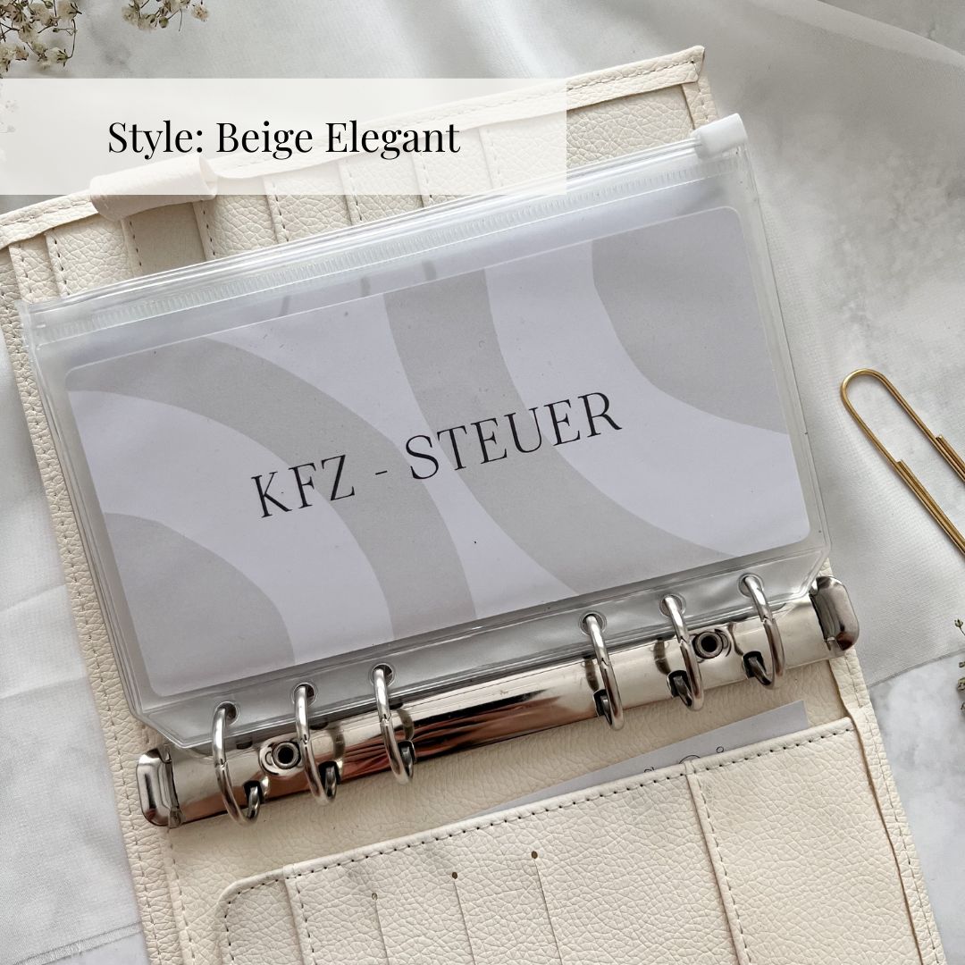 Dashboards für A6 Budget Binder - Print Version