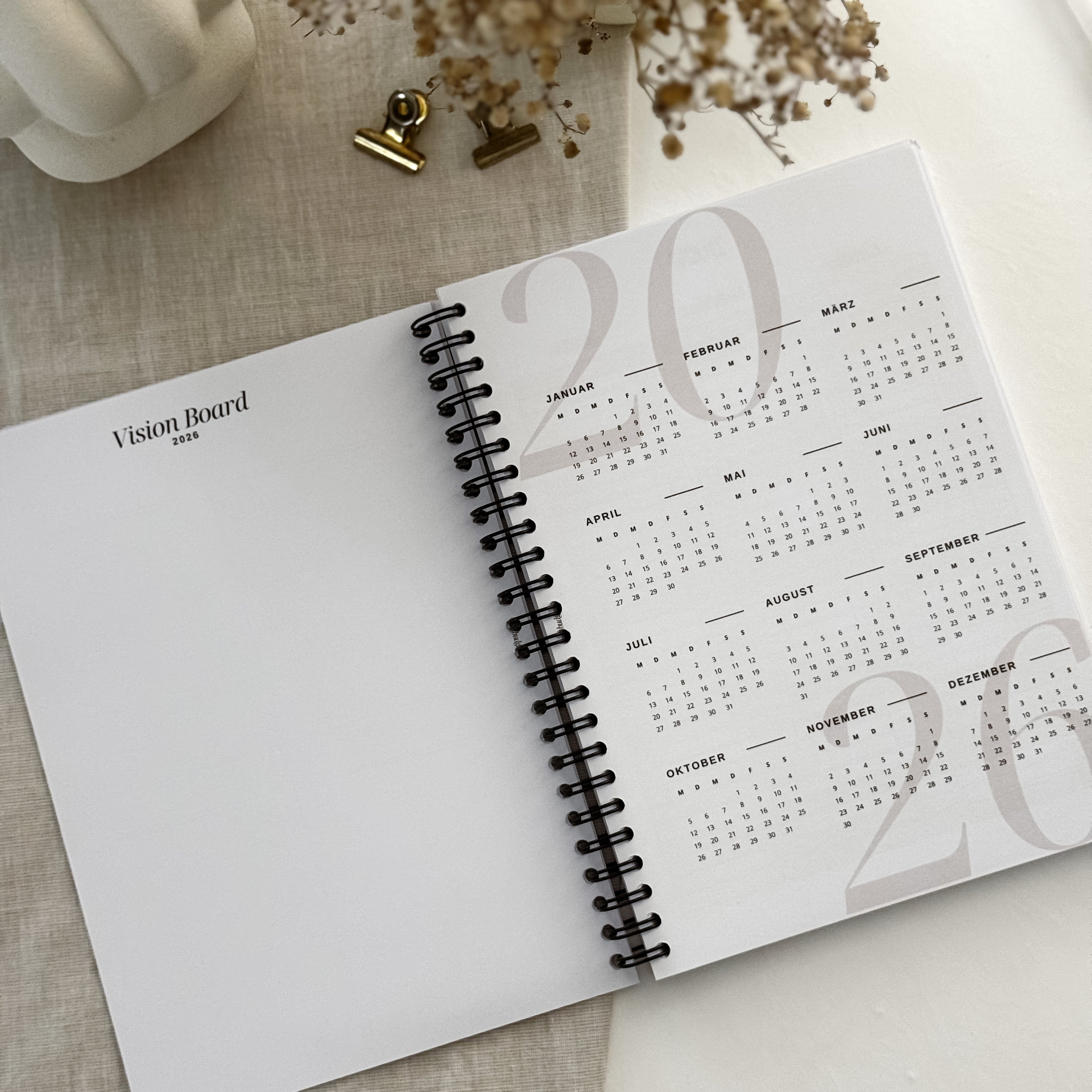 Terminplaner Ringbuch 2026 – Perfekt für Planung & Finanzen