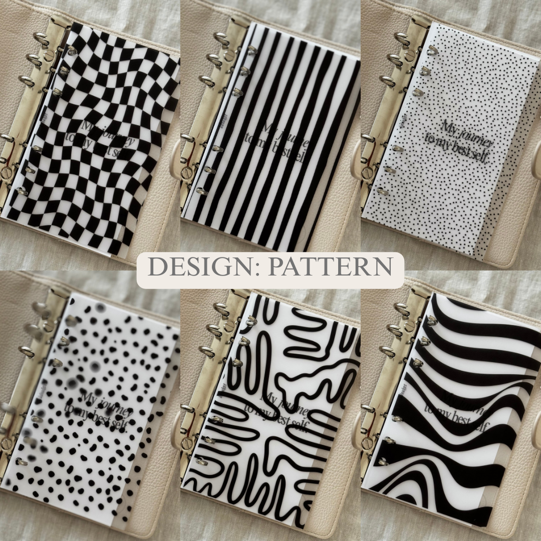 A6 Dashboards – PVC Frosted Titelblätter (6er-Set)