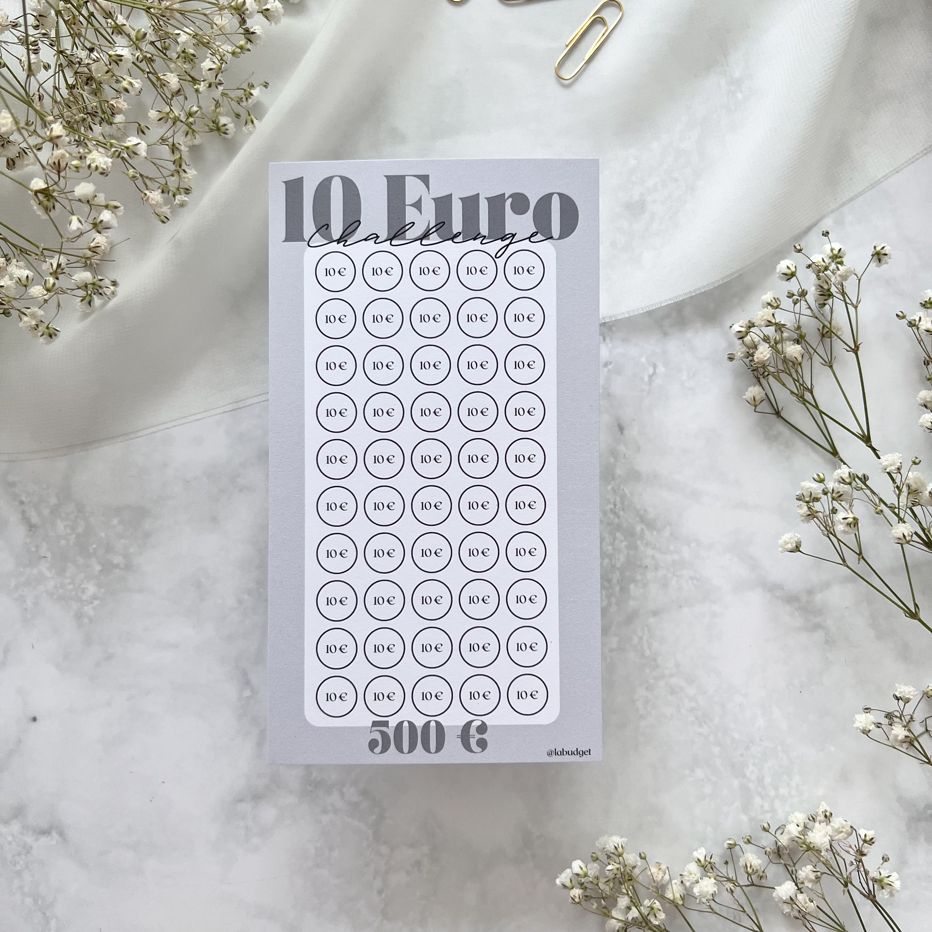 10 Euro Sparchallenge - Print Version