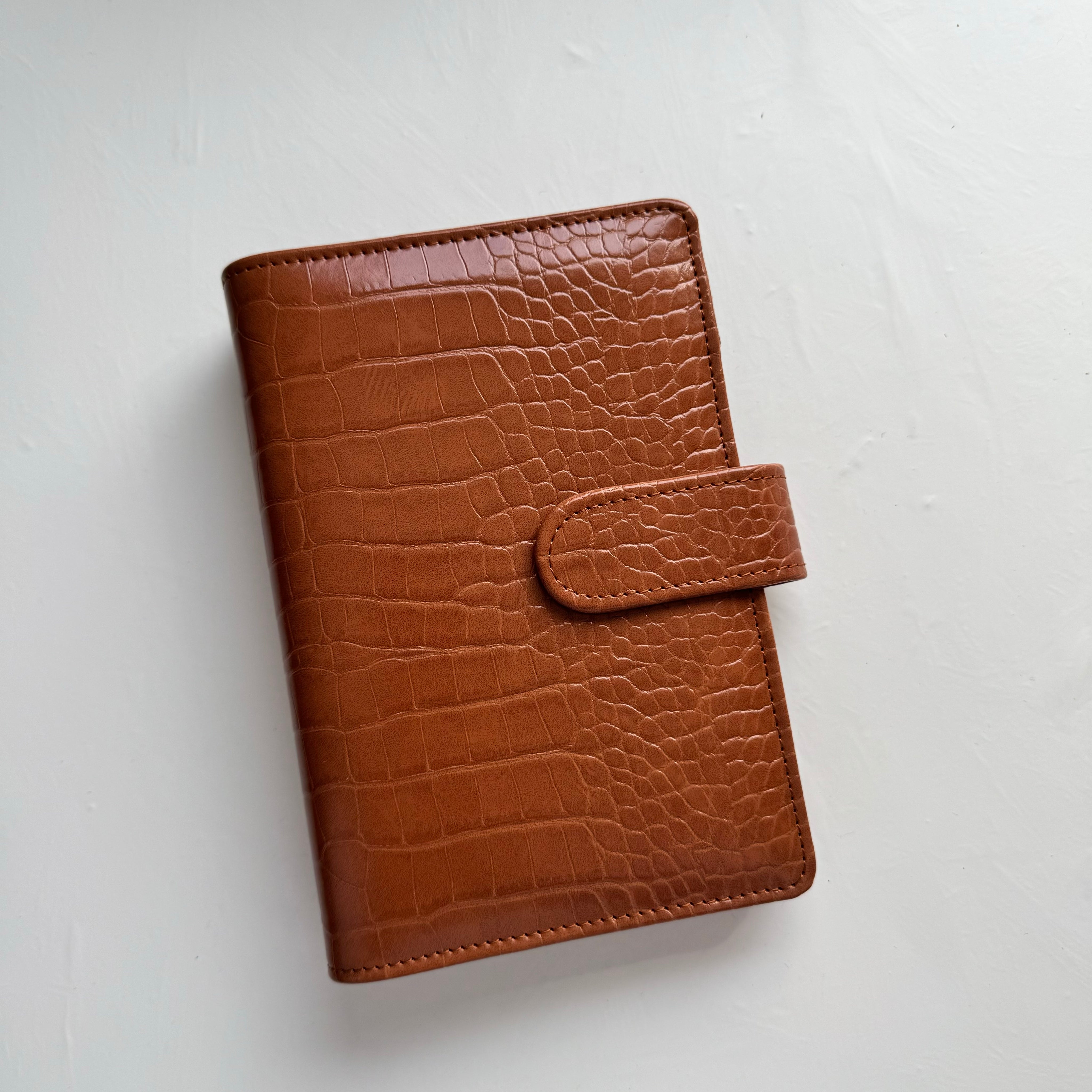 B-Ware A6 Croco Binder