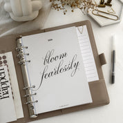 A5 Dashboards | Titelblätter | Deckblättet für A5 Organizer