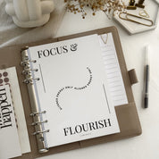 A5 Dashboards | Titelblätter | Deckblättet für A5 Organizer