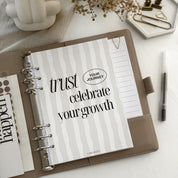 A5 Dashboards | Titelblätter | Deckblättet für A5 Organizer