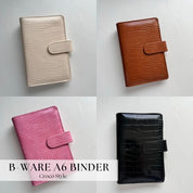 B-Ware A6 Croco Binder