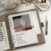 A5 Dashboards | Titelblätter | Deckblättet für A5 Organizer