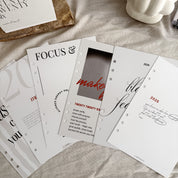 A5 Dashboards | Titelblätter | Deckblättet für A5 Organizer