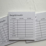 B-Ware Bargeld-Tracker-Block