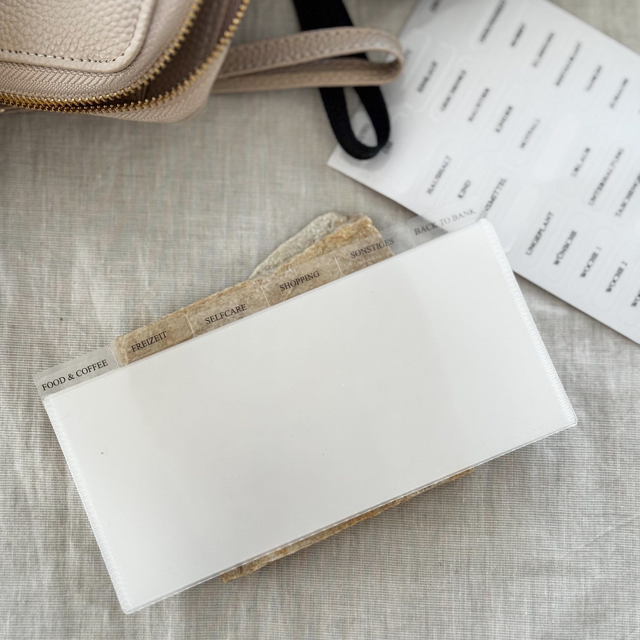 Register-Umschläge (6er-Set) – Budget Organisation für unterwegs