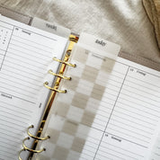 A5 Lesezeichen für Binder – 6-fach gelocht