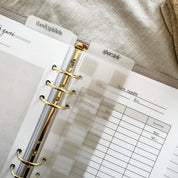 A5 Lesezeichen für Binder – 6-fach gelocht