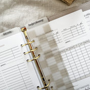 A5 Lesezeichen für Binder – 6-fach gelocht