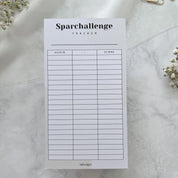 Sparchallenge Tracker - doppelseitig - Print Version