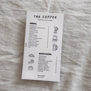 The Coffee Sparchallenge mit Tracker - A6 Print Version, doppelseitig bedruckt