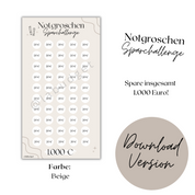 Notgroschen Sparchallenge - Download Version