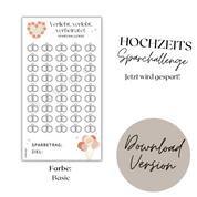 Hochzeits-Sparchallenge - Download Version