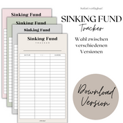 Sinking Fund Tracker - Download Version